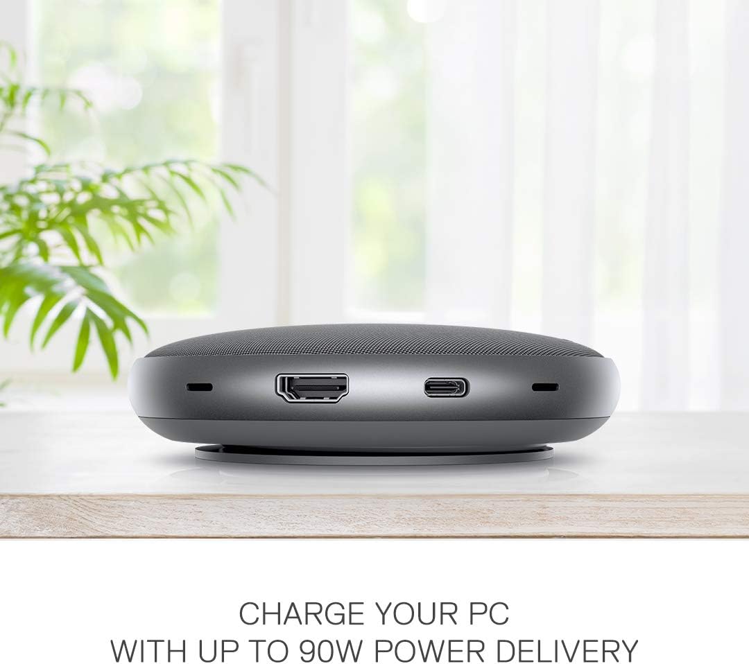 Dell Mobile Adapter Speakerphone MH3021P - USB-C - For Latitude 5310, 5511, 7410, Precision Mobile Workstation 5750, 7750, XPS 15 9500