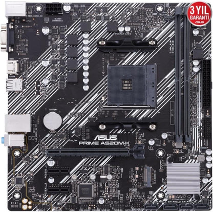 ASUS PRIME A520M-K, AMD AM4, MATX, 64GB DDR4, 2 X DIMM, D-SUB, HDMI, PCIE Prime A520M