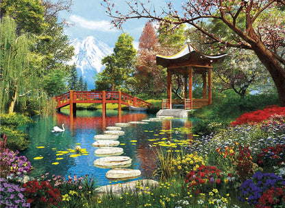 Clementoni - 39513 - Collection Puzzle - Fuji Garden - 1000 pieces - Made in Italy - Jigsaw Puzzles for Adult