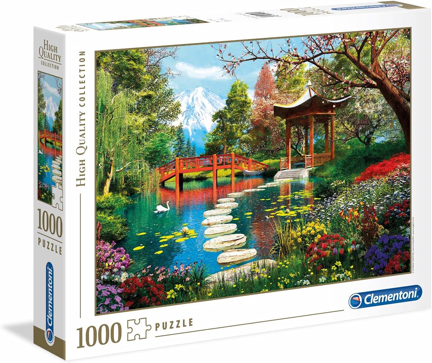 Clementoni - 39513 - Collection Puzzle - Fuji Garden - 1000 pieces - Made in Italy - Jigsaw Puzzles for Adult