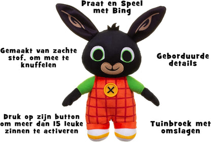 Pratende Bing Knuffel 30cm