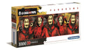 Clementoni - Puzzle 1000 Piezas Panorama La Casa de Papel (39545.3