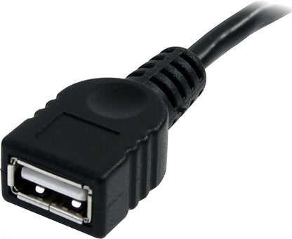 STARTECH.COM 6 Ft Black USB 2.0 Extension Cable a to a - M/F - 6Ft USB 2.0 Extension Cable - 6Ft USB Male Female Cable