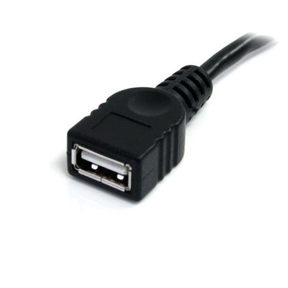 STARTECH.COM 6 Ft Black USB 2.0 Extension Cable a to a - M/F - 6Ft USB 2.0 Extension Cable - 6Ft USB Male Female Cable