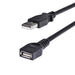 STARTECH.COM 6 Ft Black USB 2.0 Extension Cable a to a - M/F - 6Ft USB 2.0 Extension Cable - 6Ft USB Male Female Cable