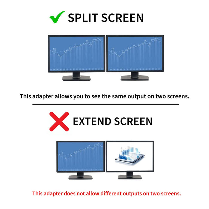 StarTech.com 1ft DVI Splitter Cable - M / F - DVI-D to 2x DVI-D Dual Video Splitter for Your Split Screen Computer Monitor (DVISPL1DD