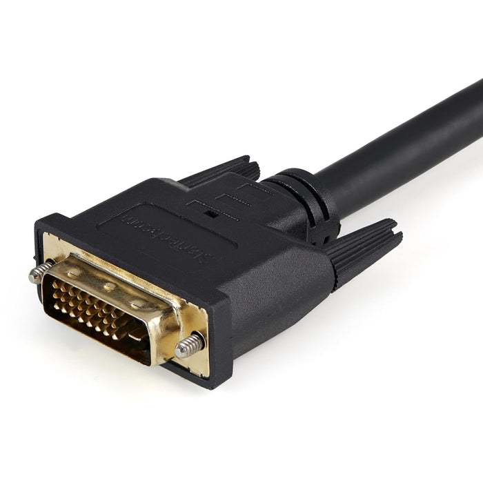 StarTech.com 1ft DVI Splitter Cable - M / F - DVI-D to 2x DVI-D Dual Video Splitter for Your Split Screen Computer Monitor (DVISPL1DD