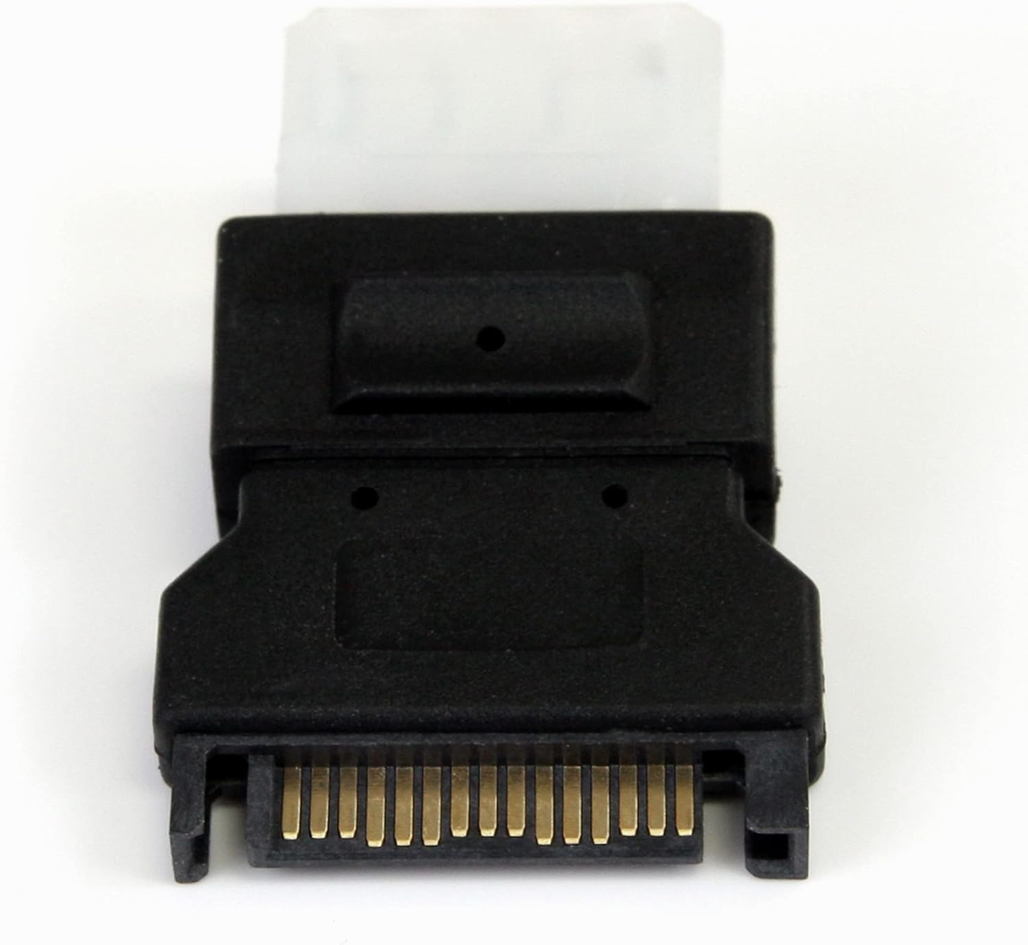StarTech.com SATA 15 Pin Power Adapter to LP4 M/F, Black