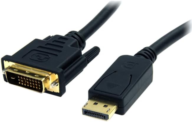 StarTech.com 6ft (1.8m) DisplayPort to DVI Cable, DP to DVI-D Video Adapter Converter Cable, Replacement for DP2DVIMM6