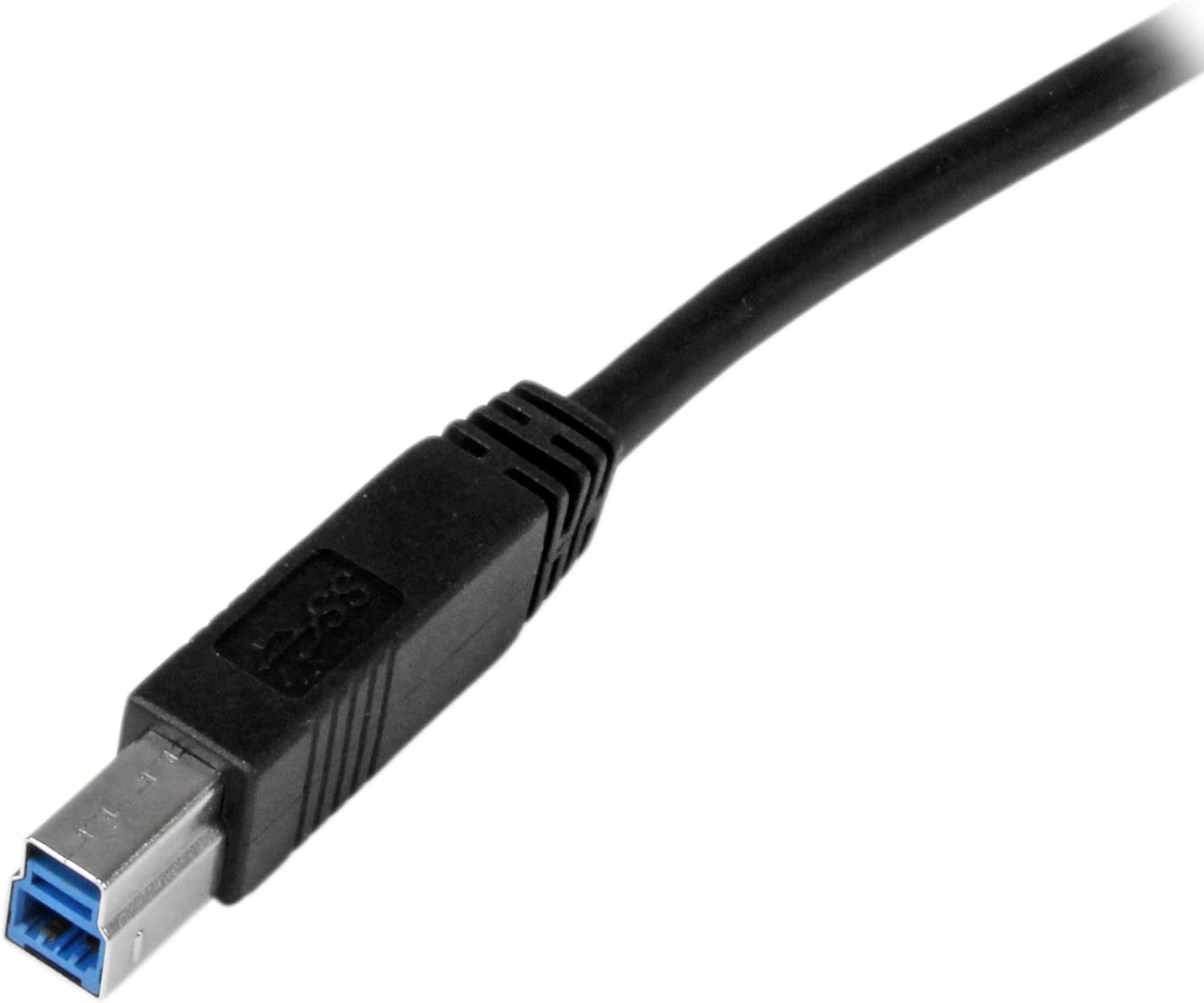 StarTech.com 2m 6 ft Certified SuperSpeed USB 3.0 A to B Cable Cord - USB 3 Cable - 1x USB 3.0 A (M), 1x USB 3.0 B (M) - 2 meter, Black (USB3CAB2M) Black 6 ft/2 m