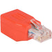 StarTech.com Cat6 Cable - Cat6 Crossover Adapter - GbE - Red - Ethernet Network Cable (C6CROSSOVER
