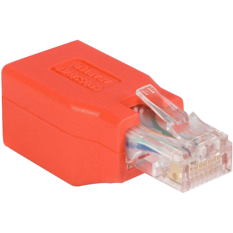 StarTech.com Cat6 Cable - Cat6 Crossover Adapter - GbE - Red - Ethernet Network Cable (C6CROSSOVER