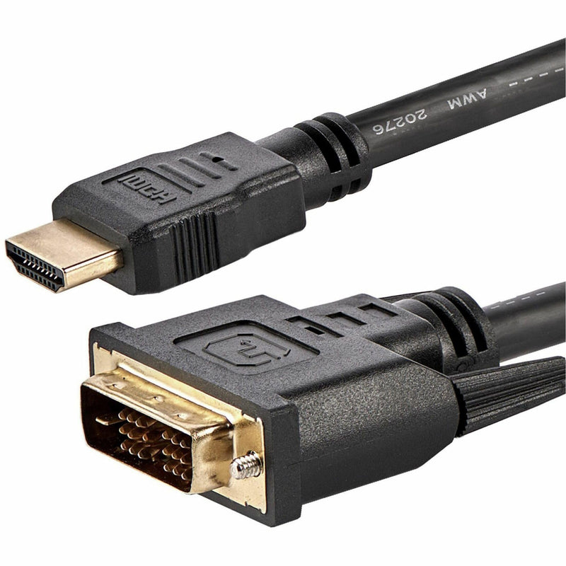StarTech.com 6ft HDMI to DVI D Adapter Cable - Bi-Directional - HDMI to DVI or DVI to HDMI Adapter for Your Computer Monitor (HDMIDVIMM6