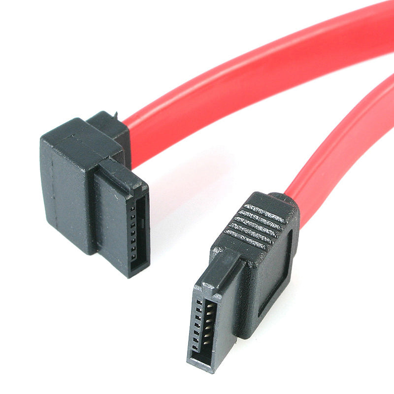 StarTech.com Cavo Seriale ATA 45,7 cm, SATA ad angolare sinistro SATA, F/F (SATA18LA1)