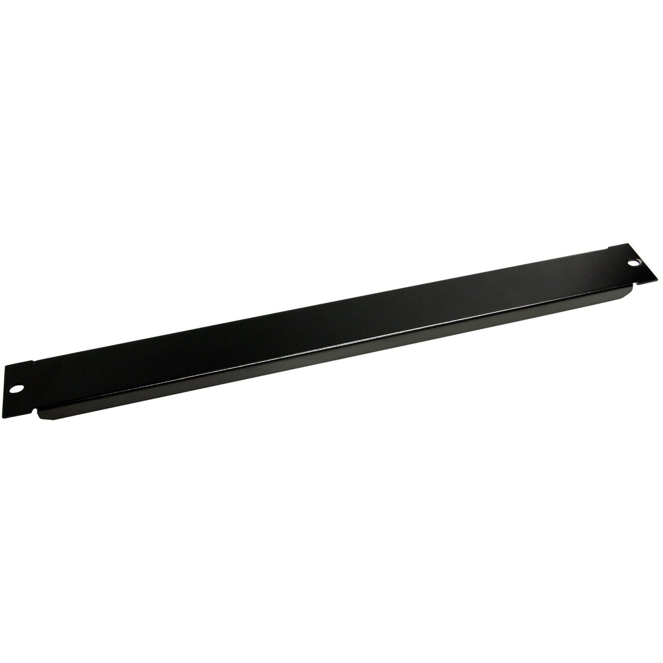 StarTech.com 1U Blanking Panel - Metal Rack Mount Filler Panel - for 19in Server Rack Enclosure or Cabinet - Steel - Black (BLANKB1