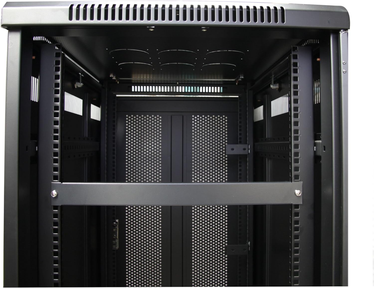 StarTech.com 1U Blanking Panel - Metal Rack Mount Filler Panel - for 19in Server Rack Enclosure or Cabinet - Steel - Black (BLANKB1