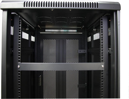 StarTech.com 1U Blanking Panel - Metal Rack Mount Filler Panel - for 19in Server Rack Enclosure or Cabinet - Steel - Black (BLANKB1