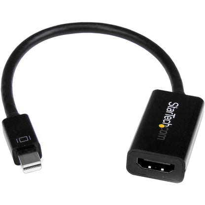 StarTech.com MDP2HD4KS Mini DisplayPort to HDMI 4K Audio / Video Converter – mDP 1.2 to HDMI Active Adapter for UltraBook / Laptop – 4K @ 30 Hz