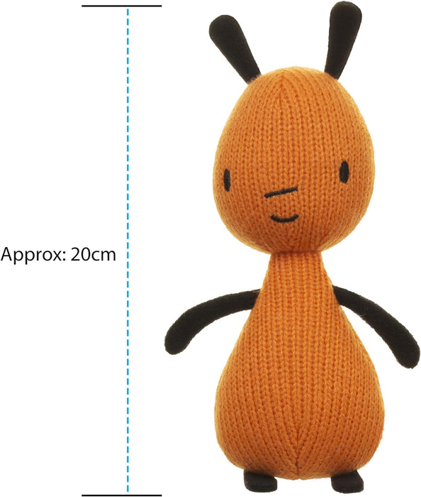 Bing & Friends Flop Soft Toy 18 cm, Suitable from Birth, Brown, 1 Pack
