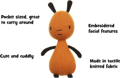 Bing & Friends Flop Soft Toy 18 cm, Suitable from Birth, Brown, 1 Pack