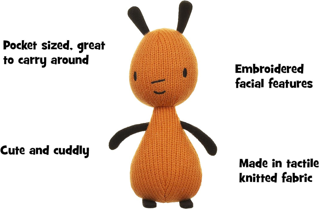 Bing & Friends Flop Soft Toy 18 cm, Suitable from Birth, Brown, 1 Pack