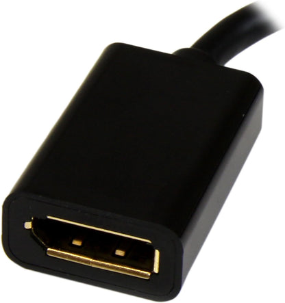 StarTech.com 6ft Mini DisplayPort to DisplayPort 1.2 Adapter - mDP to DP Converter Cable for Monitor / Display - Thunderbolt Compatible (MDP2DPMF6IN