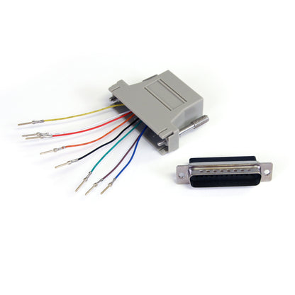 StarTech.com DB25 RJ45 - Adaptateur modulaire DB25 vers RJ45 - Adaptateur série - M/F (GC258MF