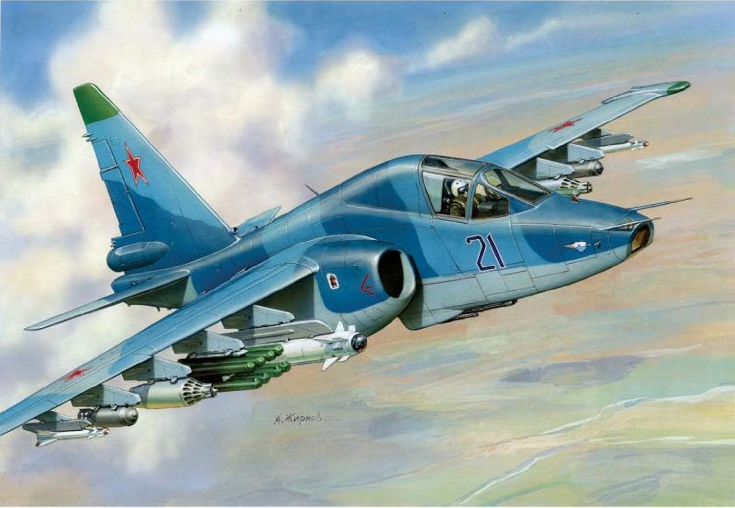 Zvezda Models Sukhoi Su-39 Model Kit