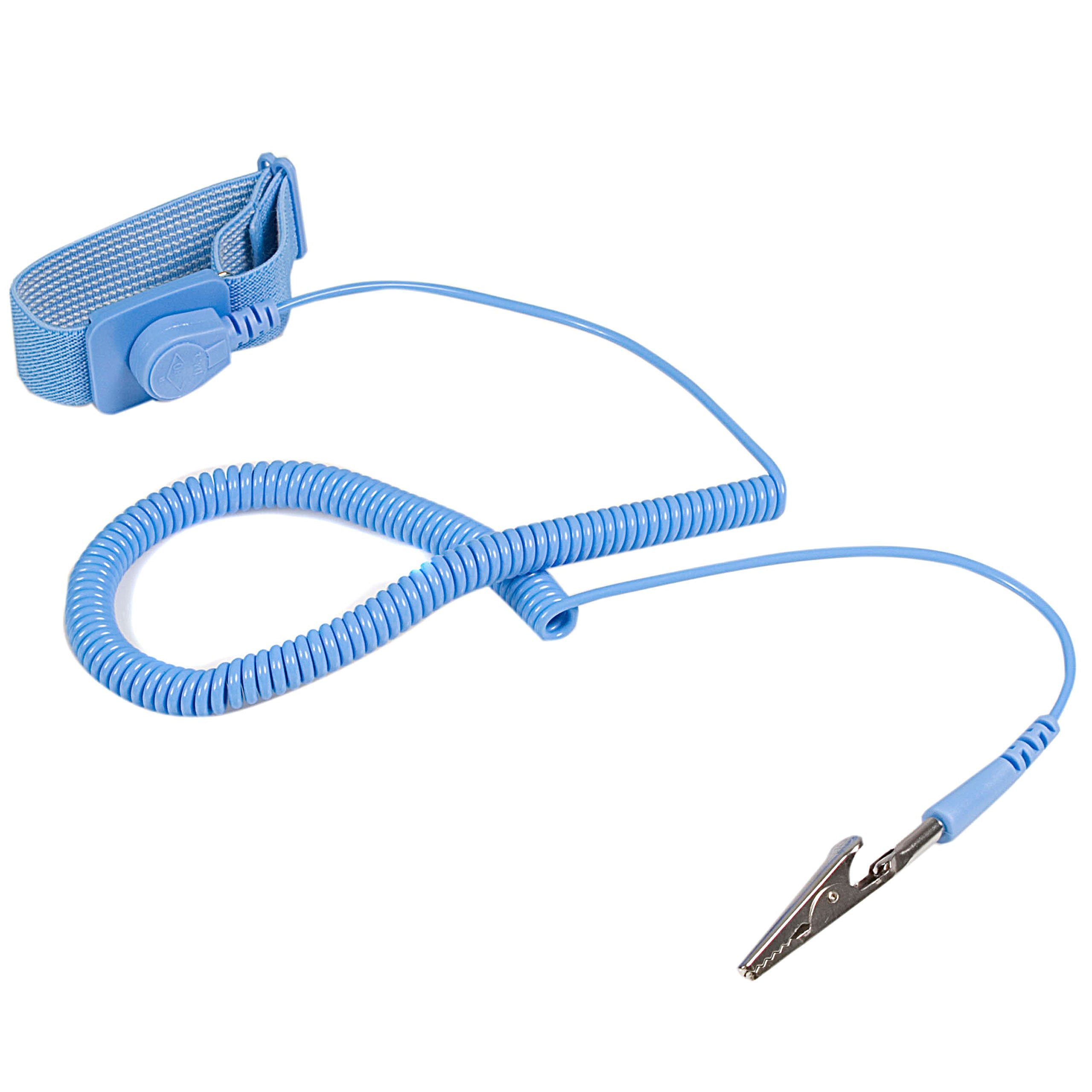 StarTech.com ESD Anti Static Wrist Strap Band with Grounding Wire - AntiStatic Wrist Strap - Anti-static wrist band (SWS100