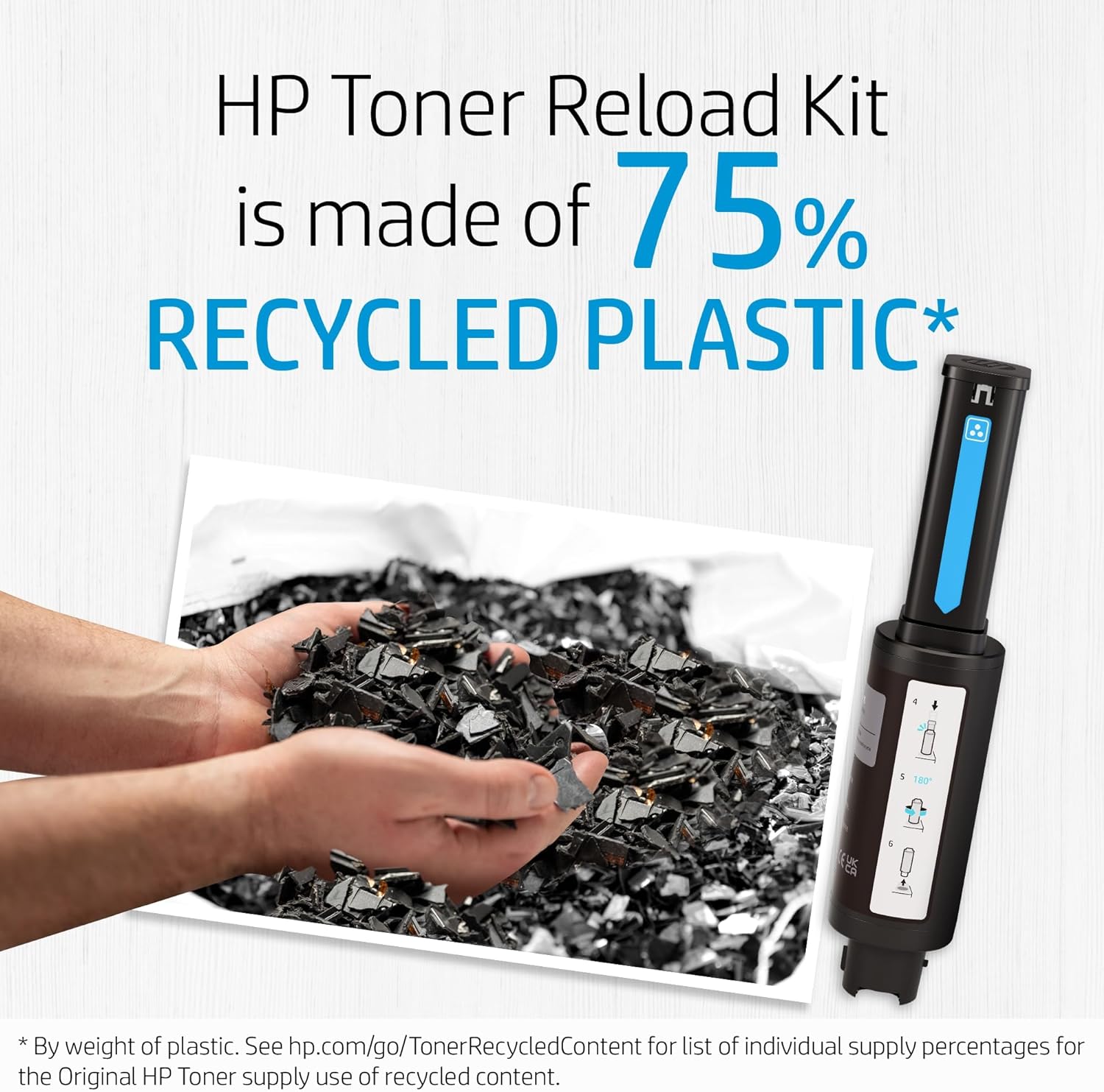 HP W1143A 143A Original Neverstop Toner Reload Kit, Black, Single Pack