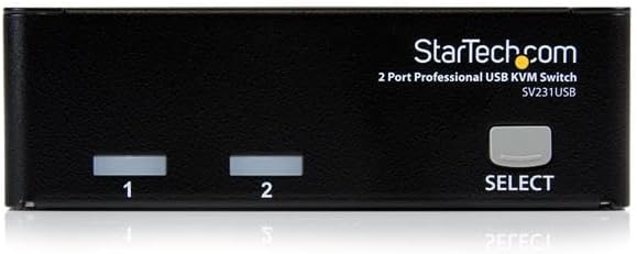 StarTech.com 2 Port Professional USB KVM Switch Kit with Cables (SV231USBGB