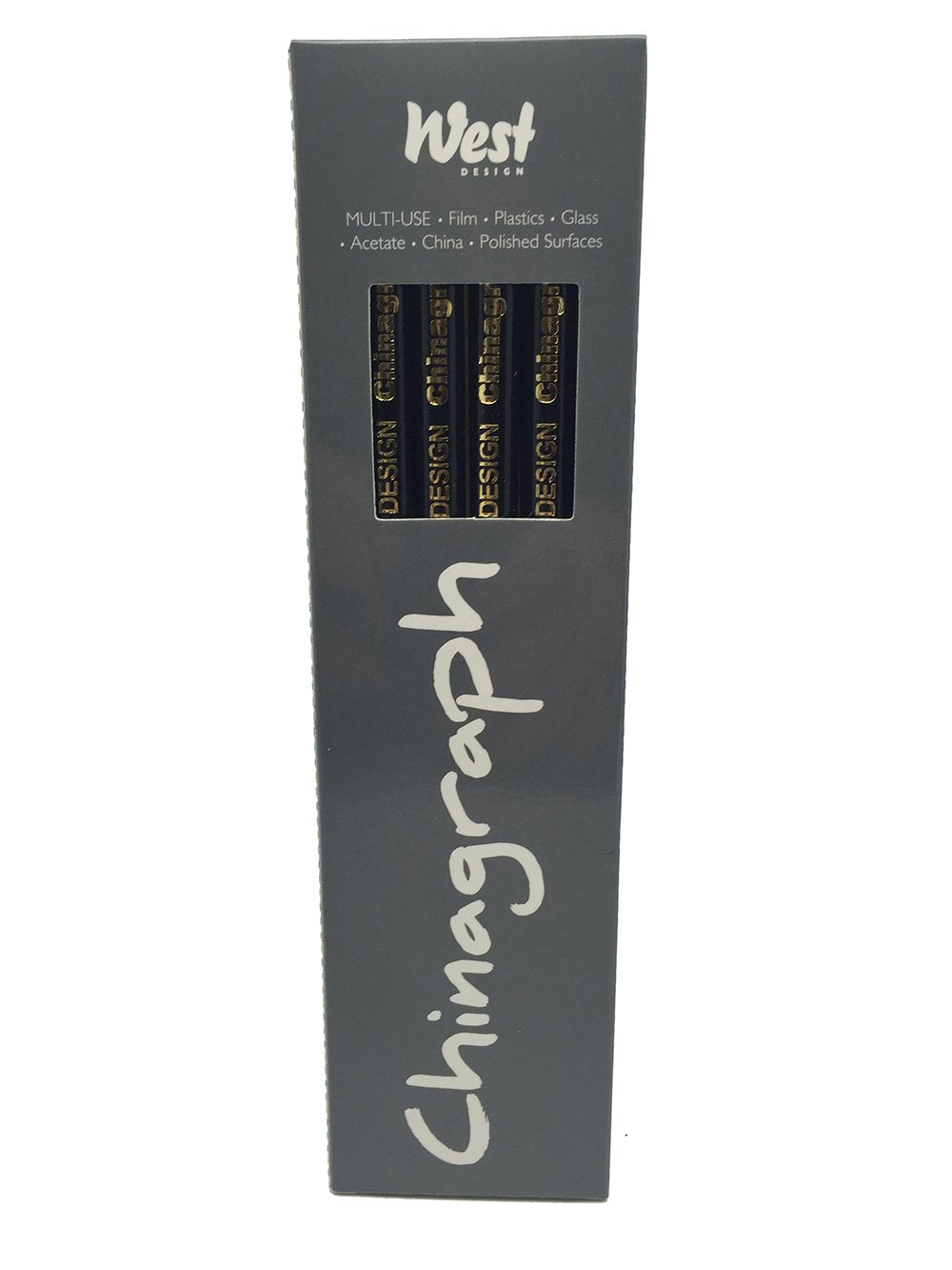 Chinagraph Marking Pencils - Black (Box of 12
