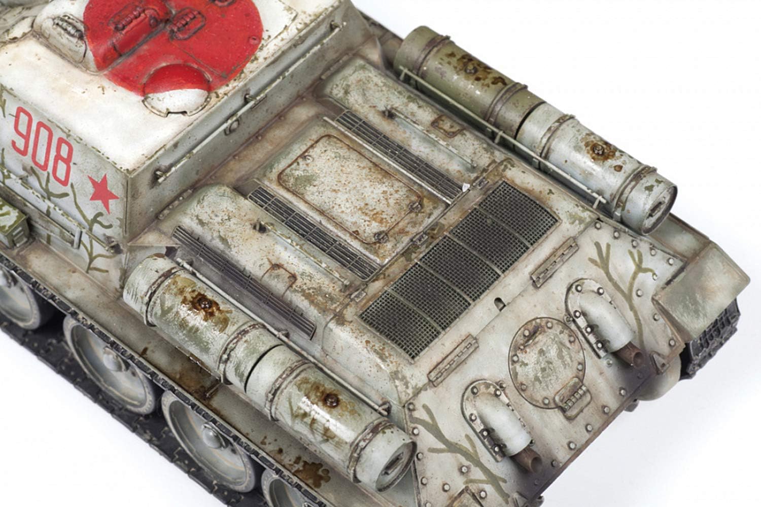 Zvezda 530003691 1:35 SU-122 Sowjet - Maqueta de Coche (Escala 1:35, réplica Detallada