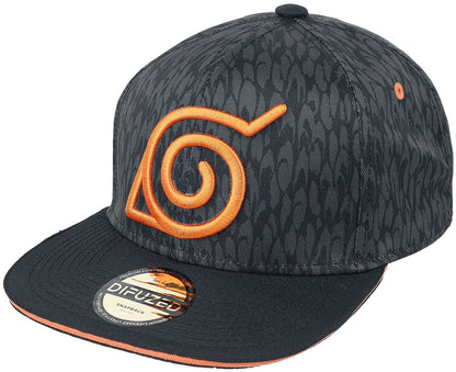 Difuzed Naruto Shippuden - Badge Snapback Black