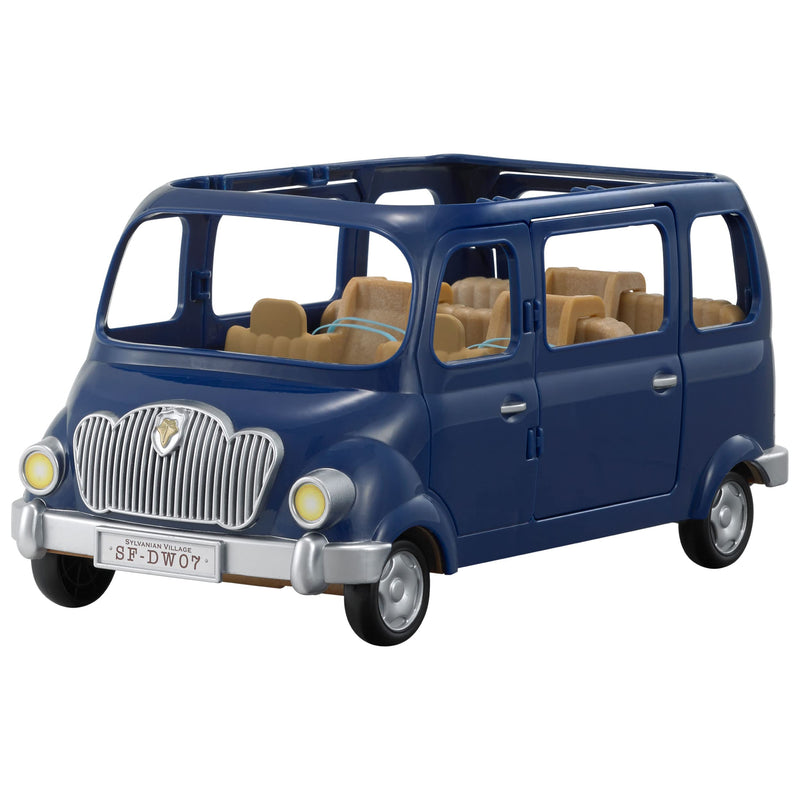 Sylvanian Families 5274 Family Seven Seater Poppenauto, Blauw, Vanaf 3 Jaar, 28 X 14 X 18 cm