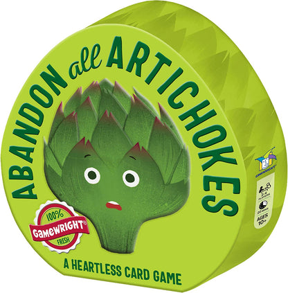 Gamewright | Abandon All Artichokes | Card Game | Ages 10+ | 2 to 4 Players | 20 mins Minutes Playing Time, 12.07 x 14.61 x 3.81 cm
