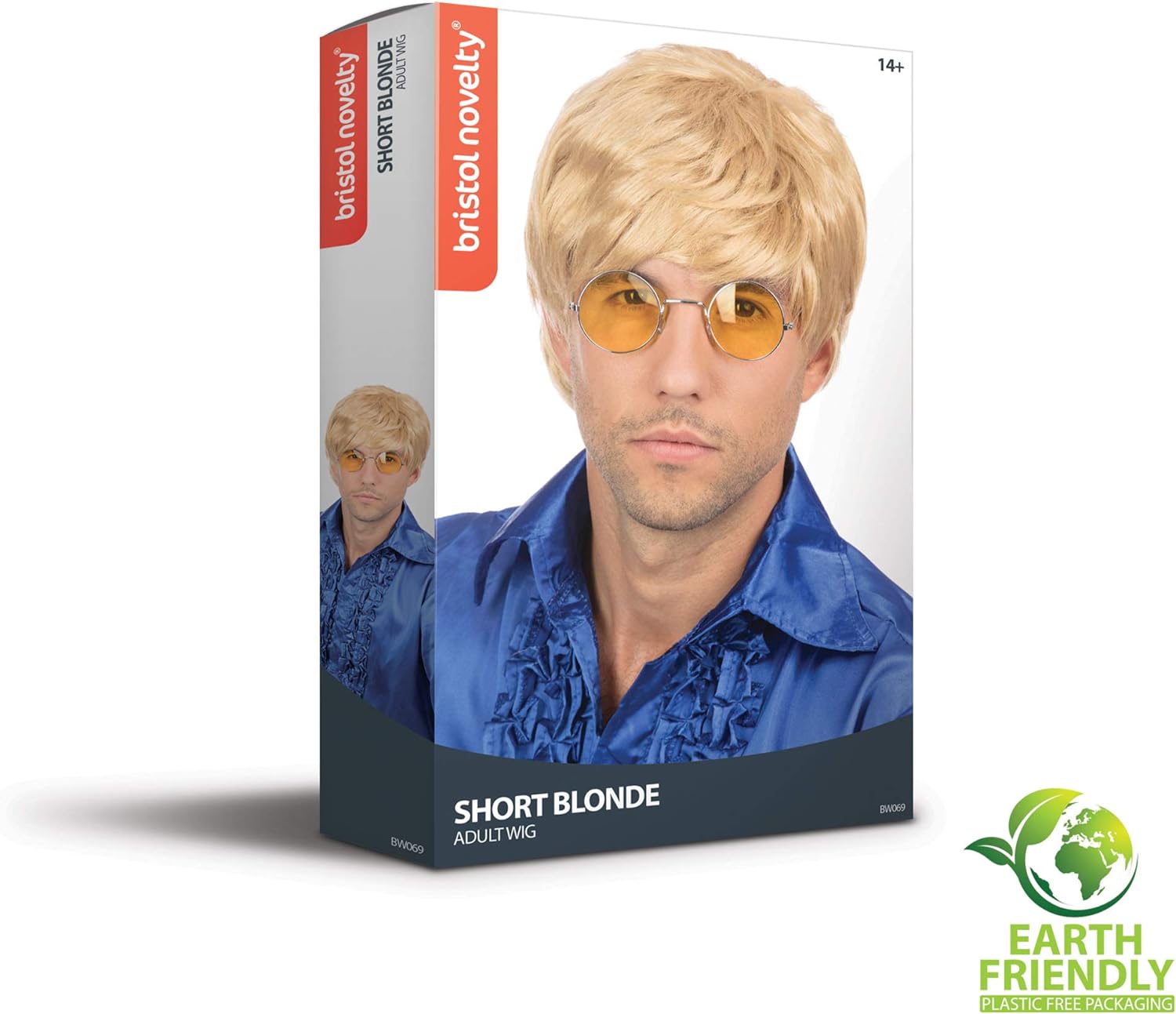 Bristol Novelty BW069 Short Blonde Male Wig