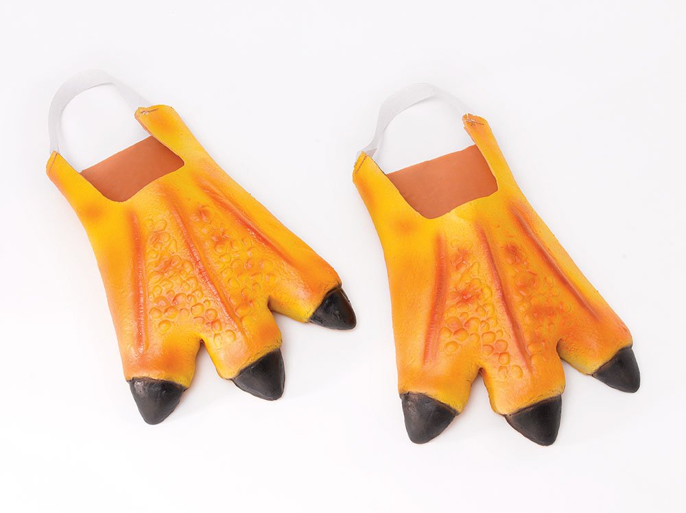 Bristol Novelty BA049 Chicken Feet Costume | Unisex | Yellow Adult