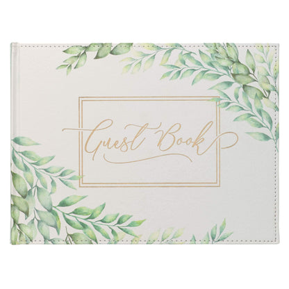 Guestbook Green Leaves
