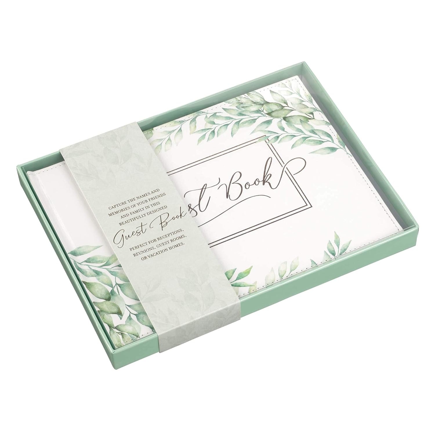 Guestbook Green Leaves
