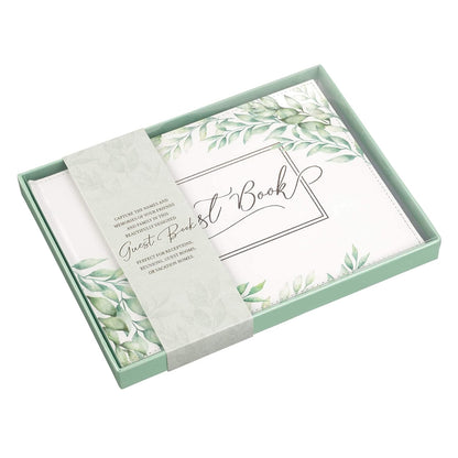 Guestbook Green Leaves