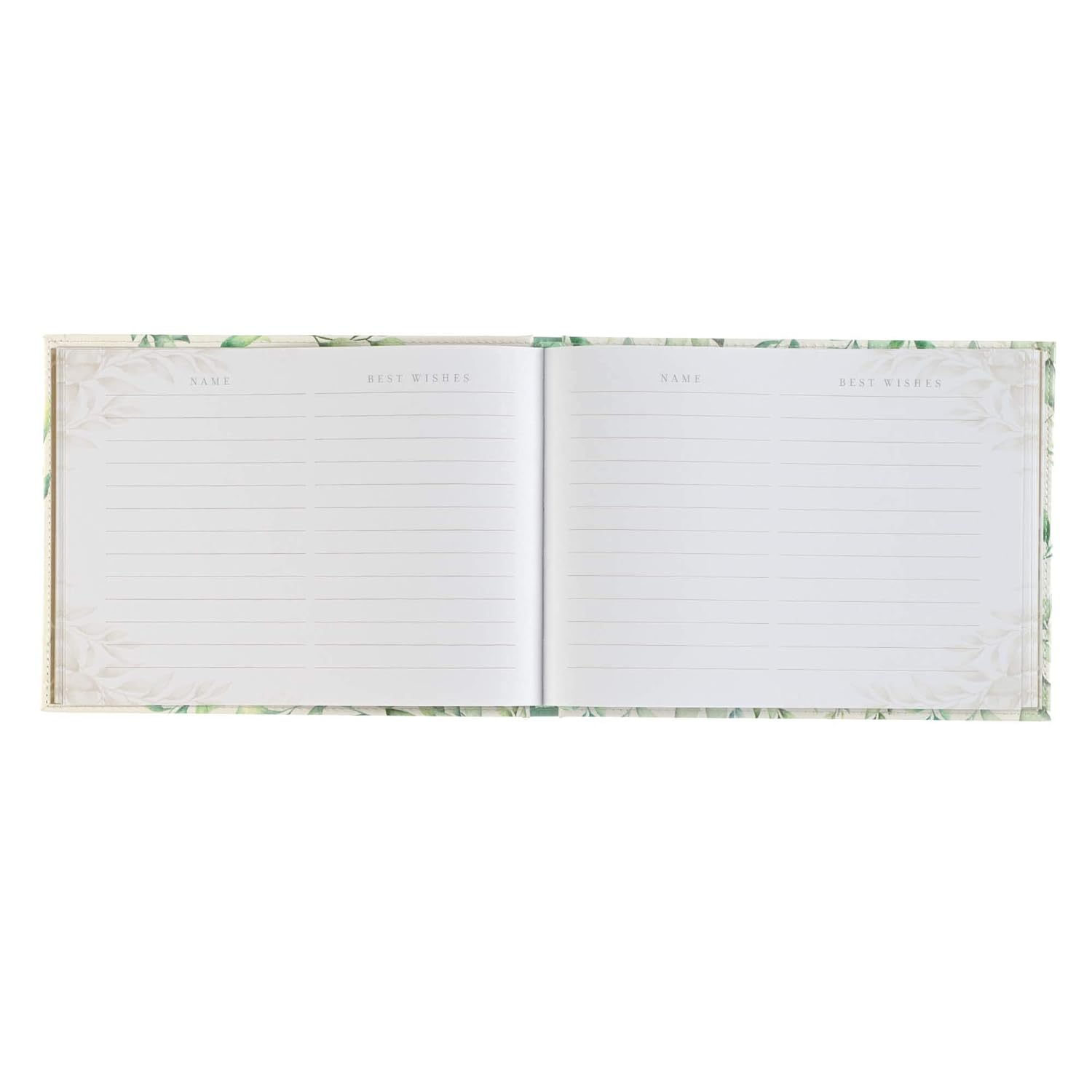 Guestbook Green Leaves
