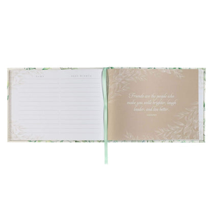 Guestbook Green Leaves