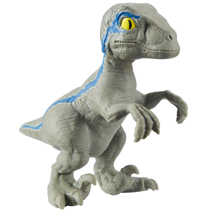 Stretch Jurassic World. Jurassic Raptor Blue. Fully Stretchable Dinosaur. Amazing Stretchy Fun. Perfect Christmas / Birthday Present for 40 To 8 Year Olds. Stretchy Tactile Toys.