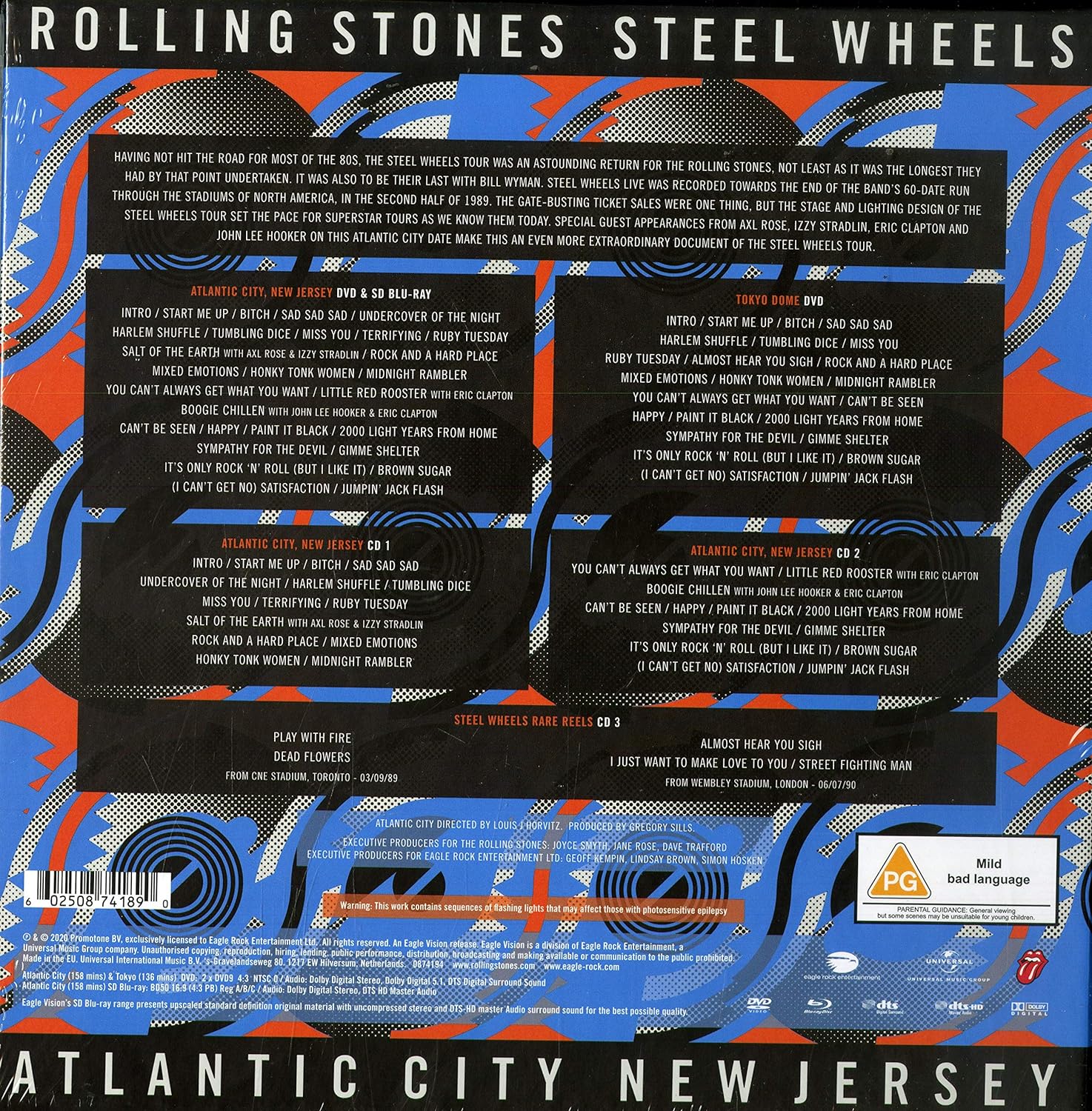 Steel Wheels Live (Atlantic City 1989, Ltd. Set