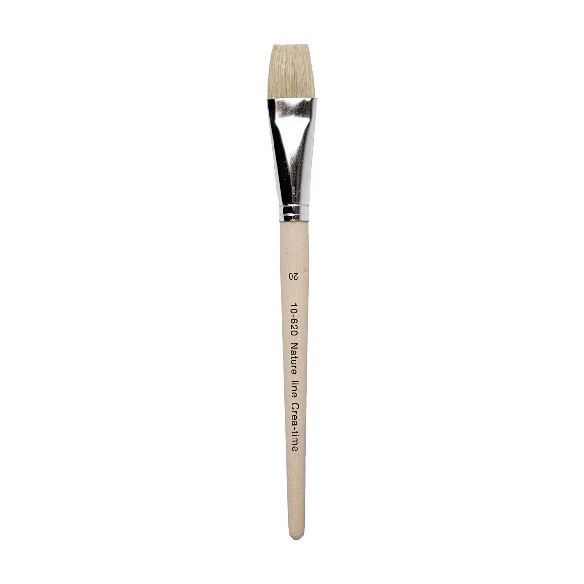Nature Line Brush, size 20 , W: 20 mm, short handle, 12pcs