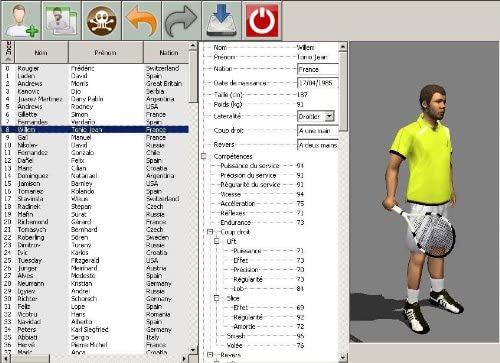 Full Ace Tennis Simulator (PC CD-ROM
