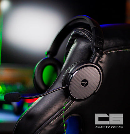 STEALTH C6-100 Black & Green Over Ear Gaming Headset PS4/PS5, XBOX, Nintendo Switch, PC with Flexible Mic, 3.5mm Jack, 1.5m Cable, Lightweight, Comfortable and Durable
