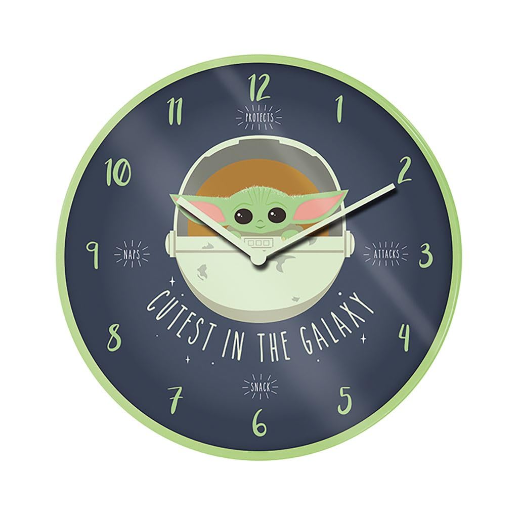 Star Wars: THE MANDALORIAN (CUTEST IN THE GALAXY) CLOCK