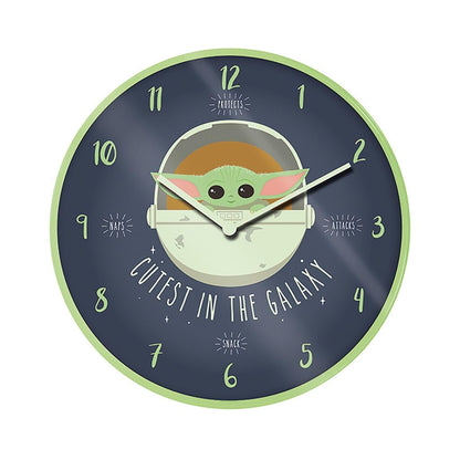 Star Wars: THE MANDALORIAN (CUTEST IN THE GALAXY) CLOCK